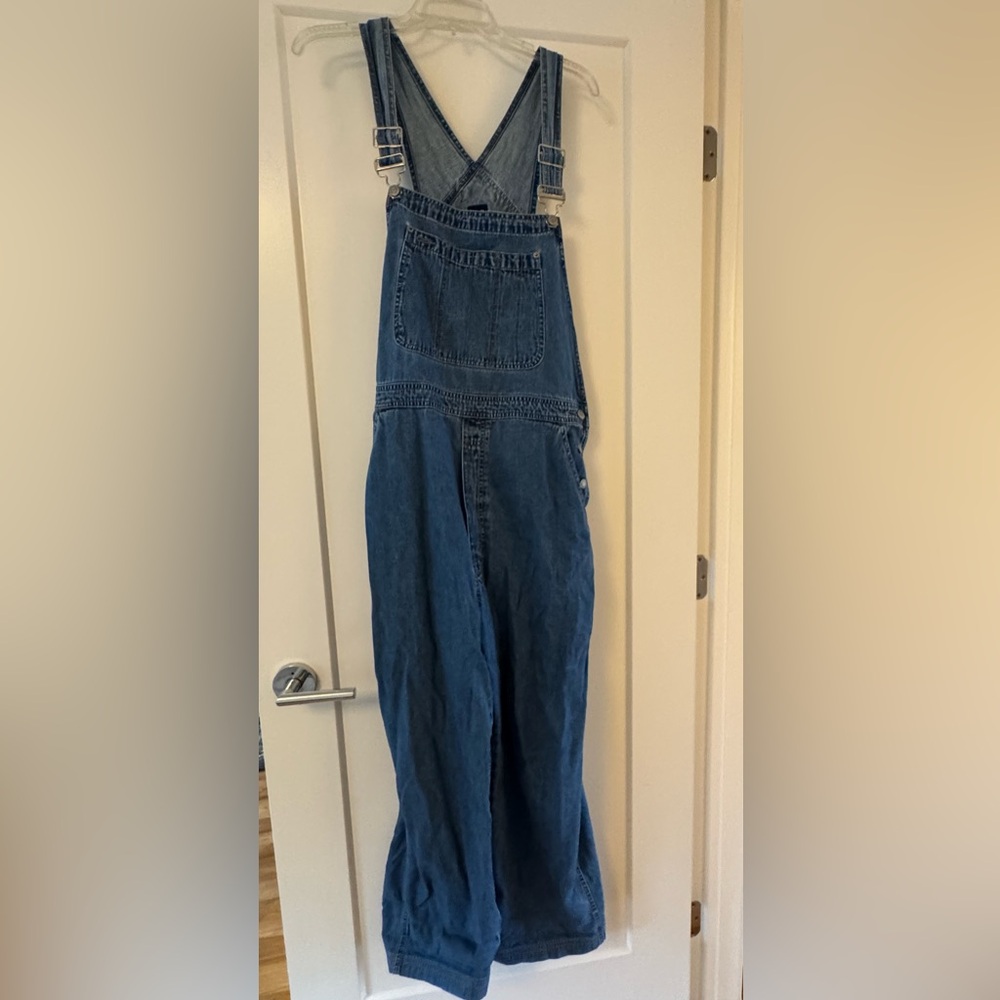 GAP Classic Blue Denim Overalls - XL